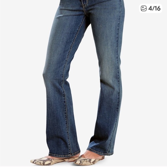 Levi’s Classic Boot Cut Blue Mid Rise Jeans size 16 - Picture 4 of 16